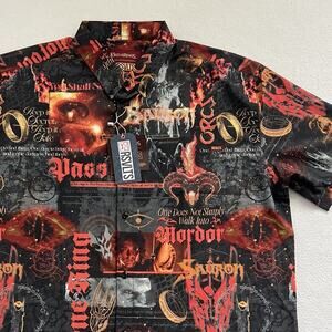 NWT Rsvlts x Lord Of The Rings Forces Of Mordor Kunuflex Short Sleeve Shirt 2XL